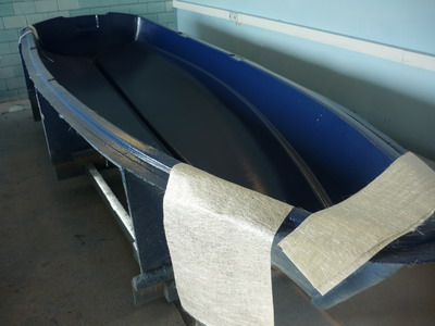 Manufacture of fiberglass boats COBRA, rowing fiberglass boats P350, P450